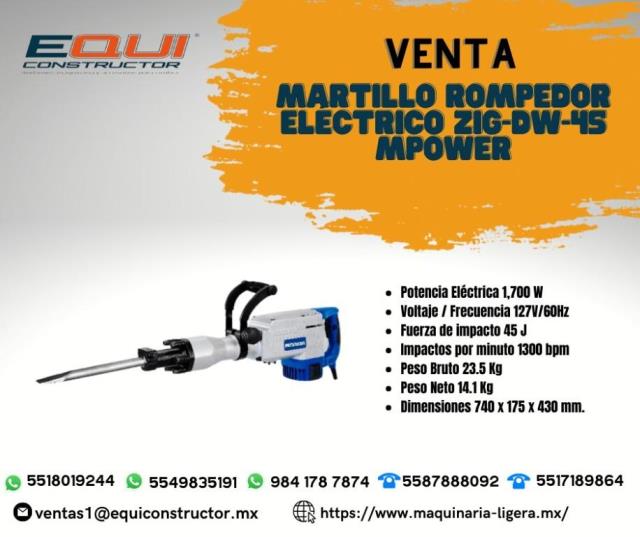 Venta Martillo Rompedor Electrico Zig Dw Loseconomicos Com