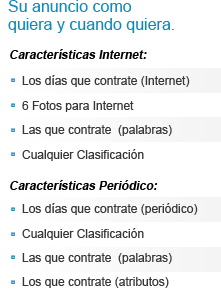 Caracteristicas internet